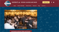 Desktop Screenshot of district48.org